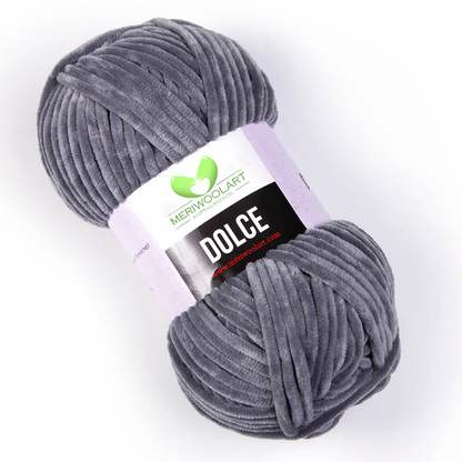 DOLCE DARK GRAY MICRO POLYESTER 100G 120M