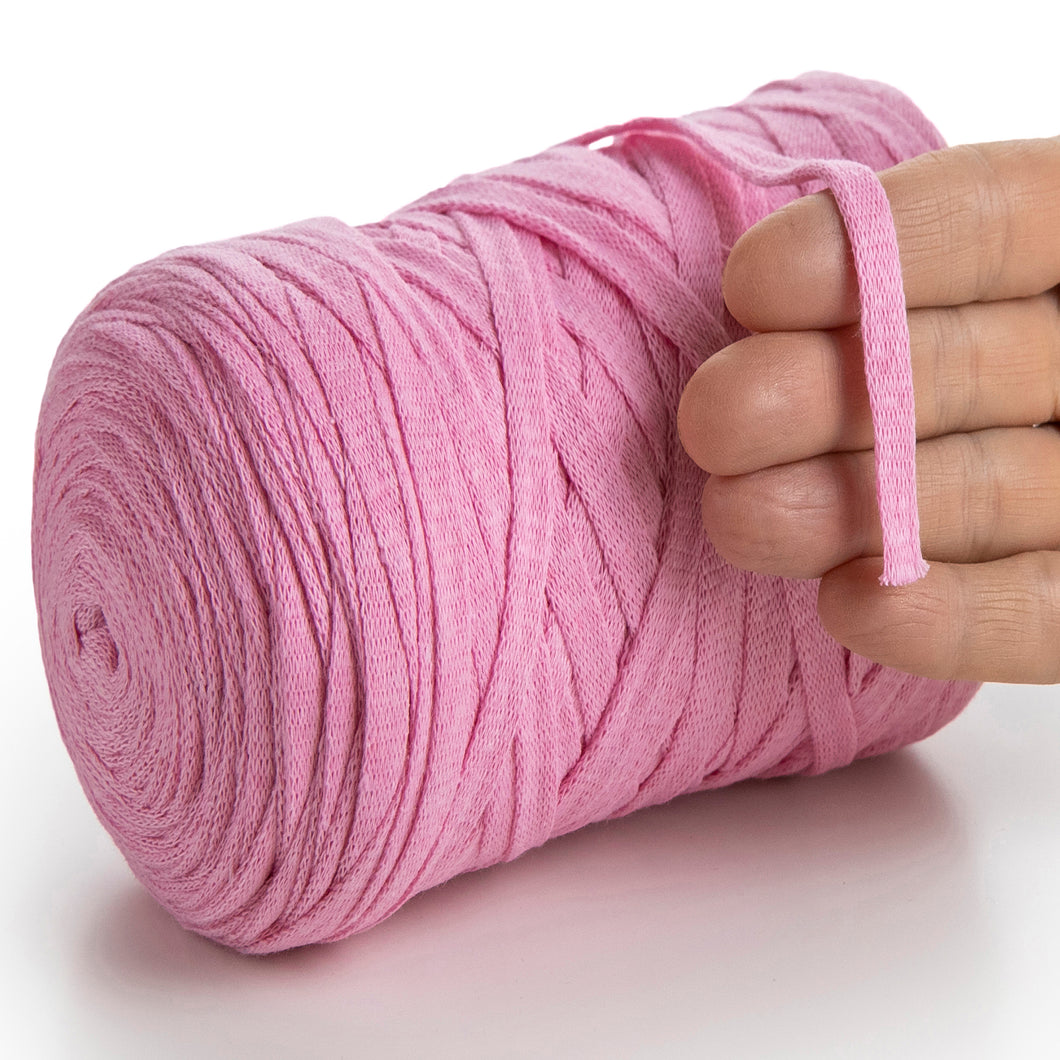 Pink Cotton Ribbon 10mm 150m