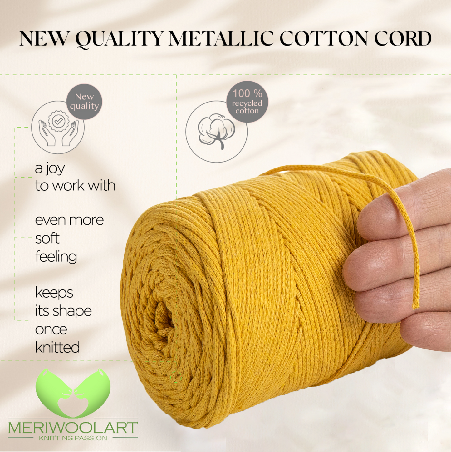 Tabako Macramé Cotton 2mm 250m