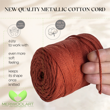 Load image into Gallery viewer, Terra Macramé Cotton 2mm 250m

