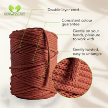 Load image into Gallery viewer, Terra Macramé Cord 4mm 85m
