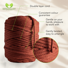 Load image into Gallery viewer, Terra Macramé Cord 6mm 85m
