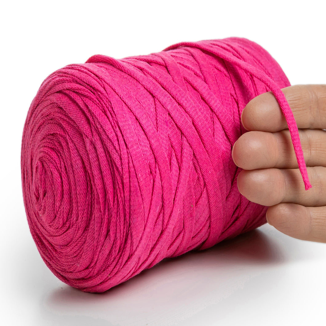 Neon Pink Cotton Ribbon 10mm 150m