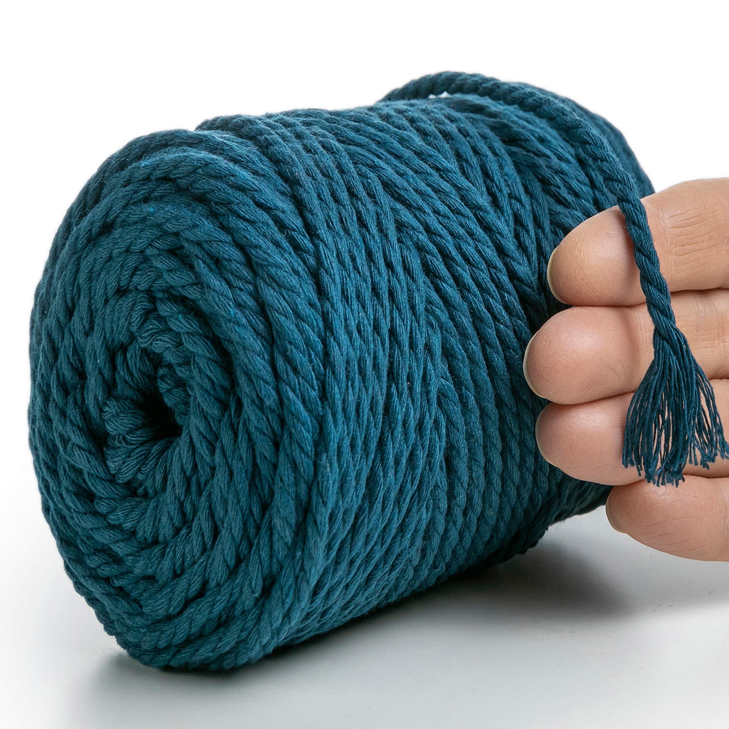 Macromey Rope 3 Ply Macrame Rope 4mm - MeriWoolArt