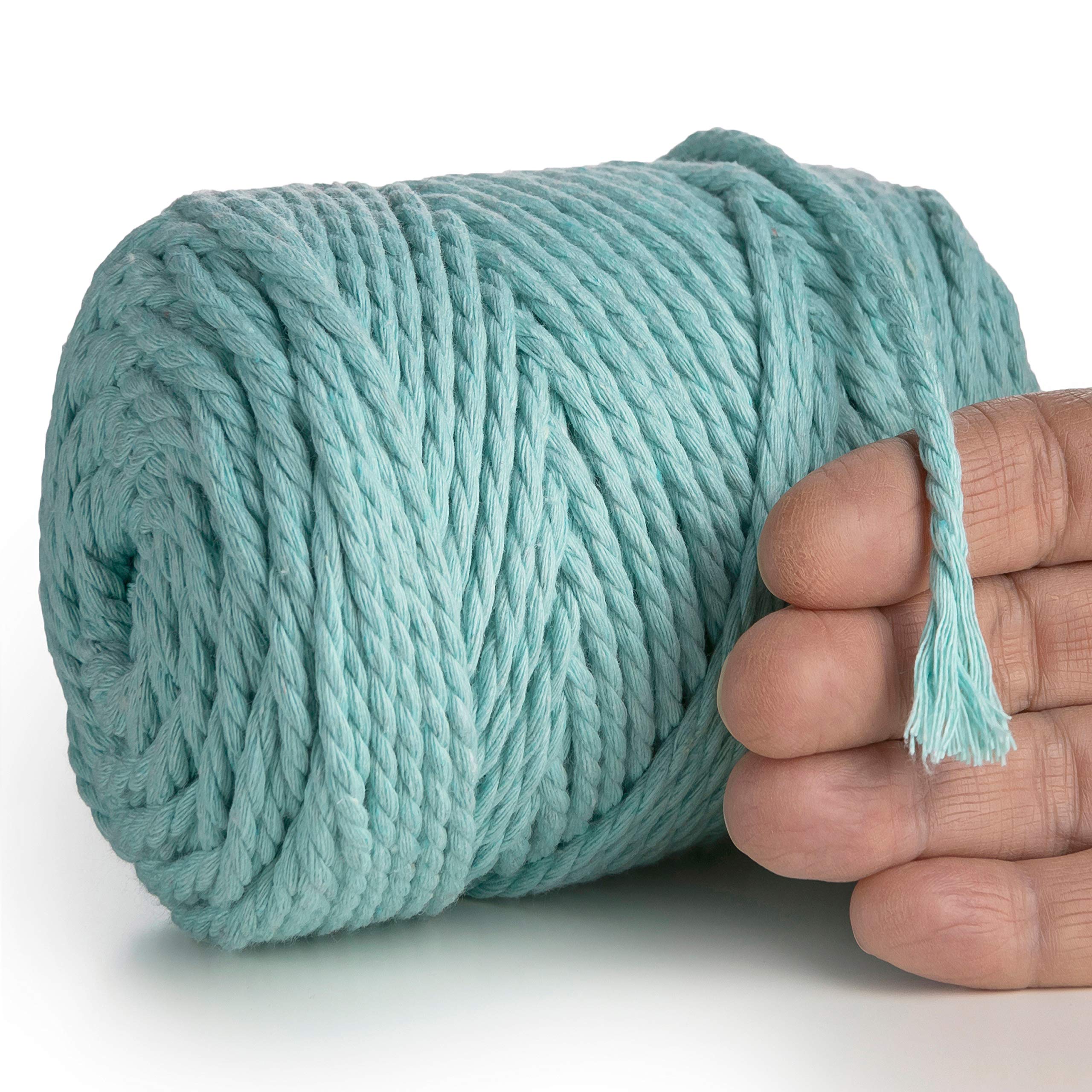 Aqua Macramé Cord 4mm 85m – MeriWoolArt