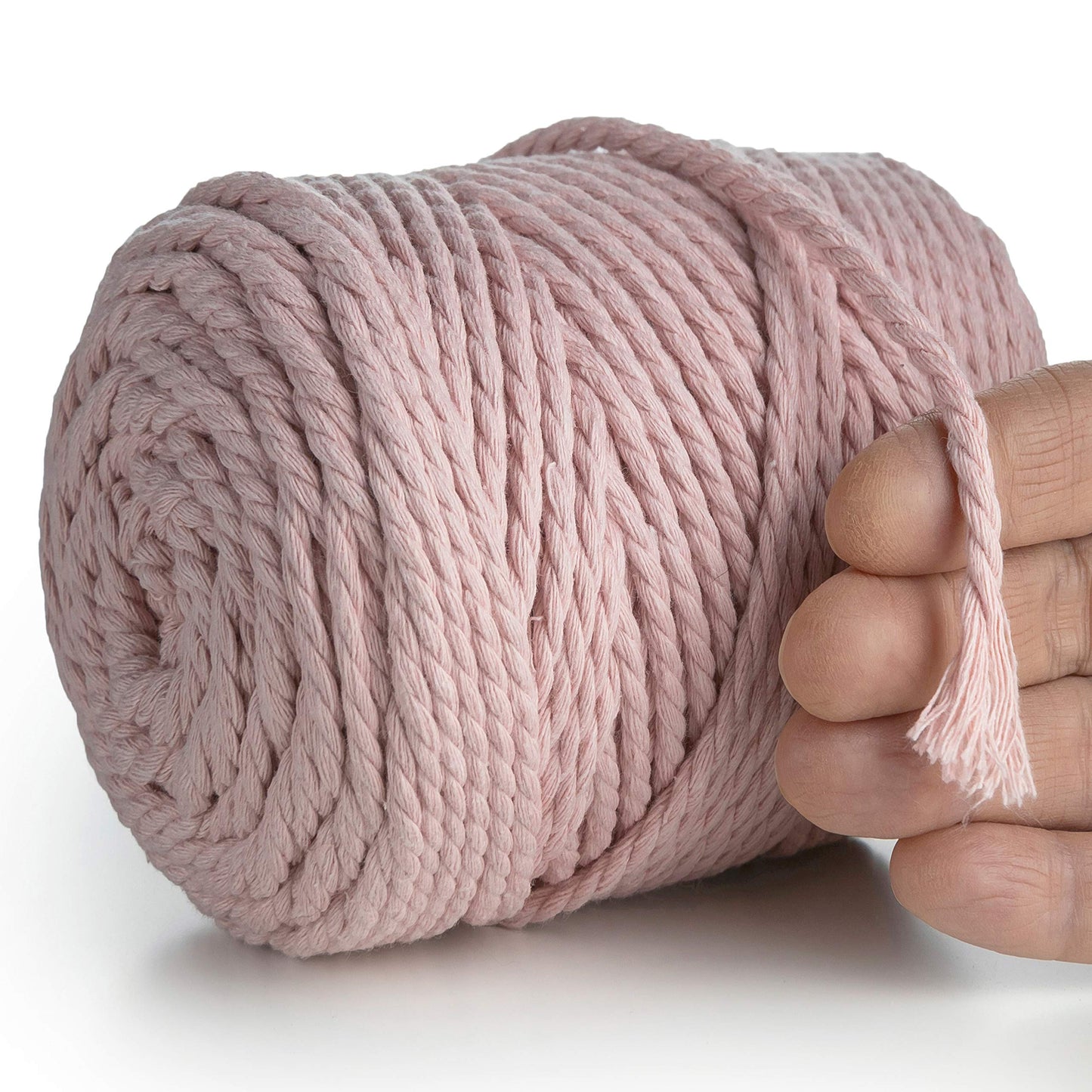 PINK MACRAMÉ ROPE 4 MM, 75 M