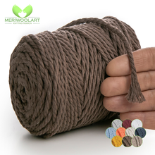 Load image into Gallery viewer, BROWN MACRAME  ROPE 4 MM, 75 M INFOGRAPHIC
