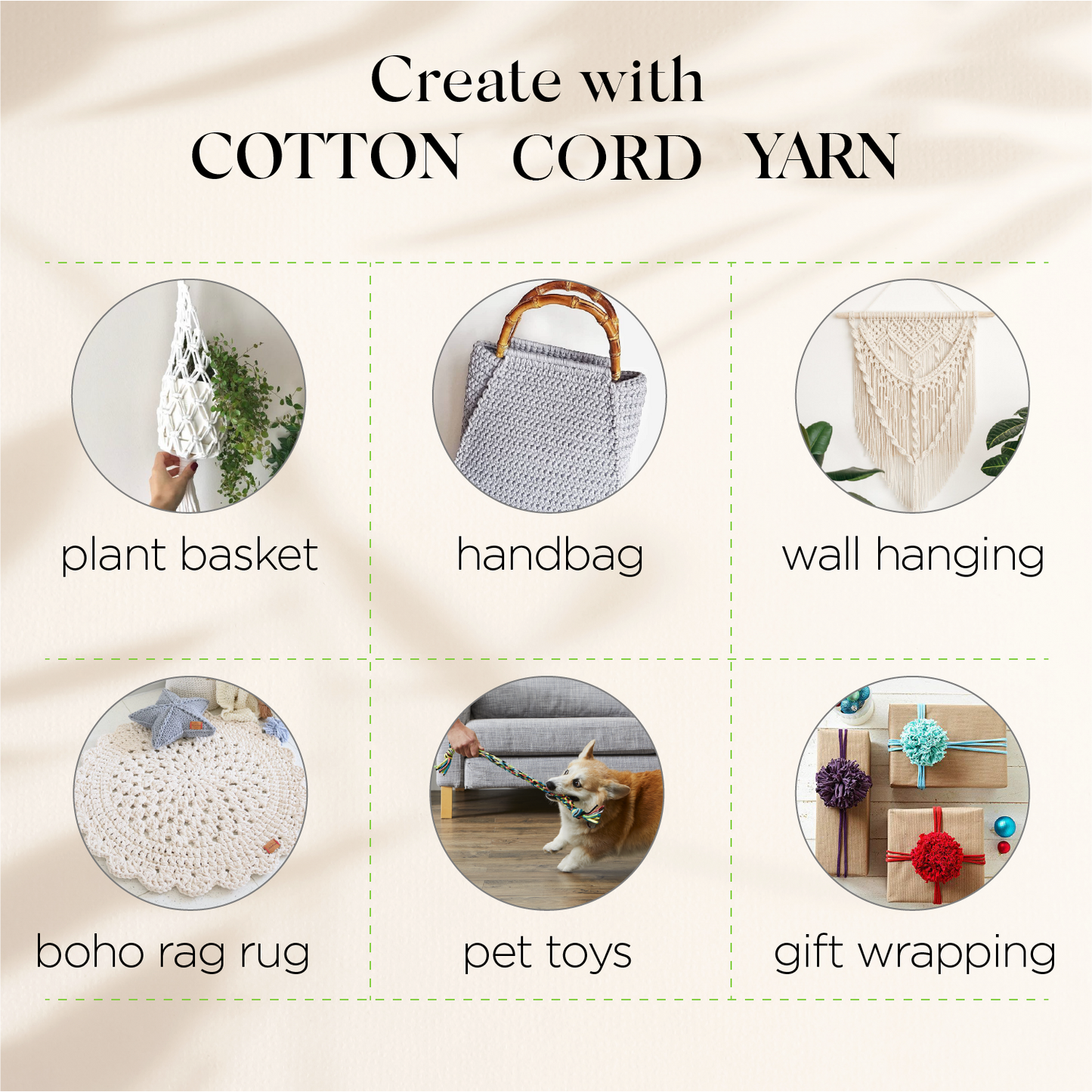 Cordon macramé vert 4 mm 85 m 