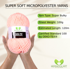 DOLCE PEACH MICRO POLYESTER 100G 120M