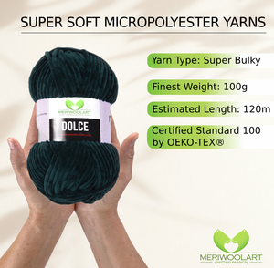 DOLCE PETROL MICRO POLYESTER 100G 120M
