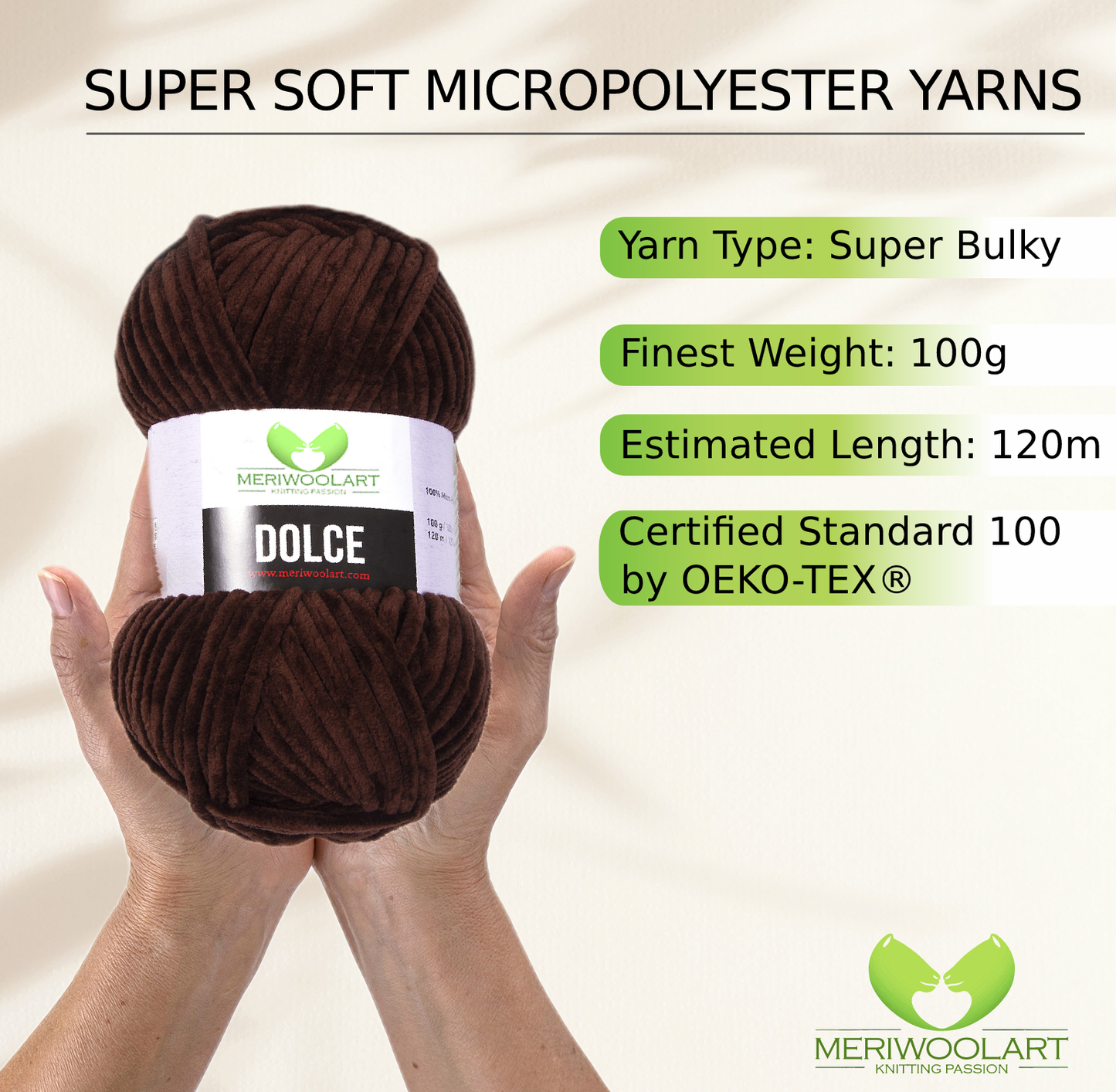 DOLCE AUBERGINE MICRO POLYESTER 100G 120M