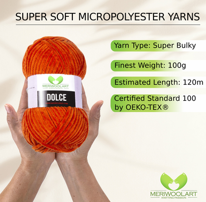 DOLCE TERRACOTTA MICRO POLYESTER 100G 120M