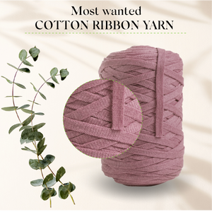 Plum Cotton Ribbon 10mm 150m