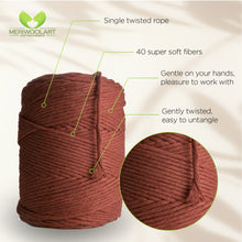 Load image into Gallery viewer, Terra Single Twisted Macramé 4mm 225m
