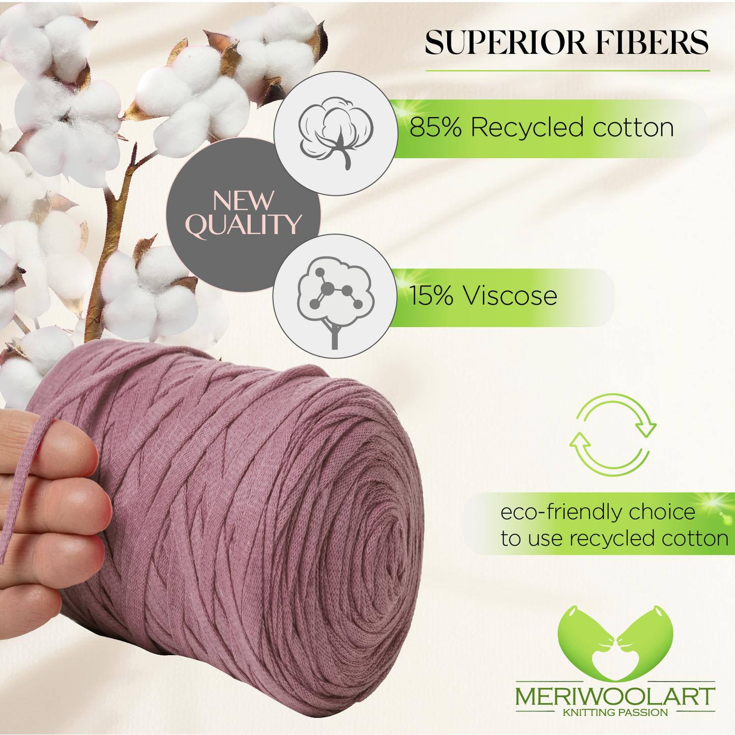 Plum Cotton Ribbon 10mm 150m