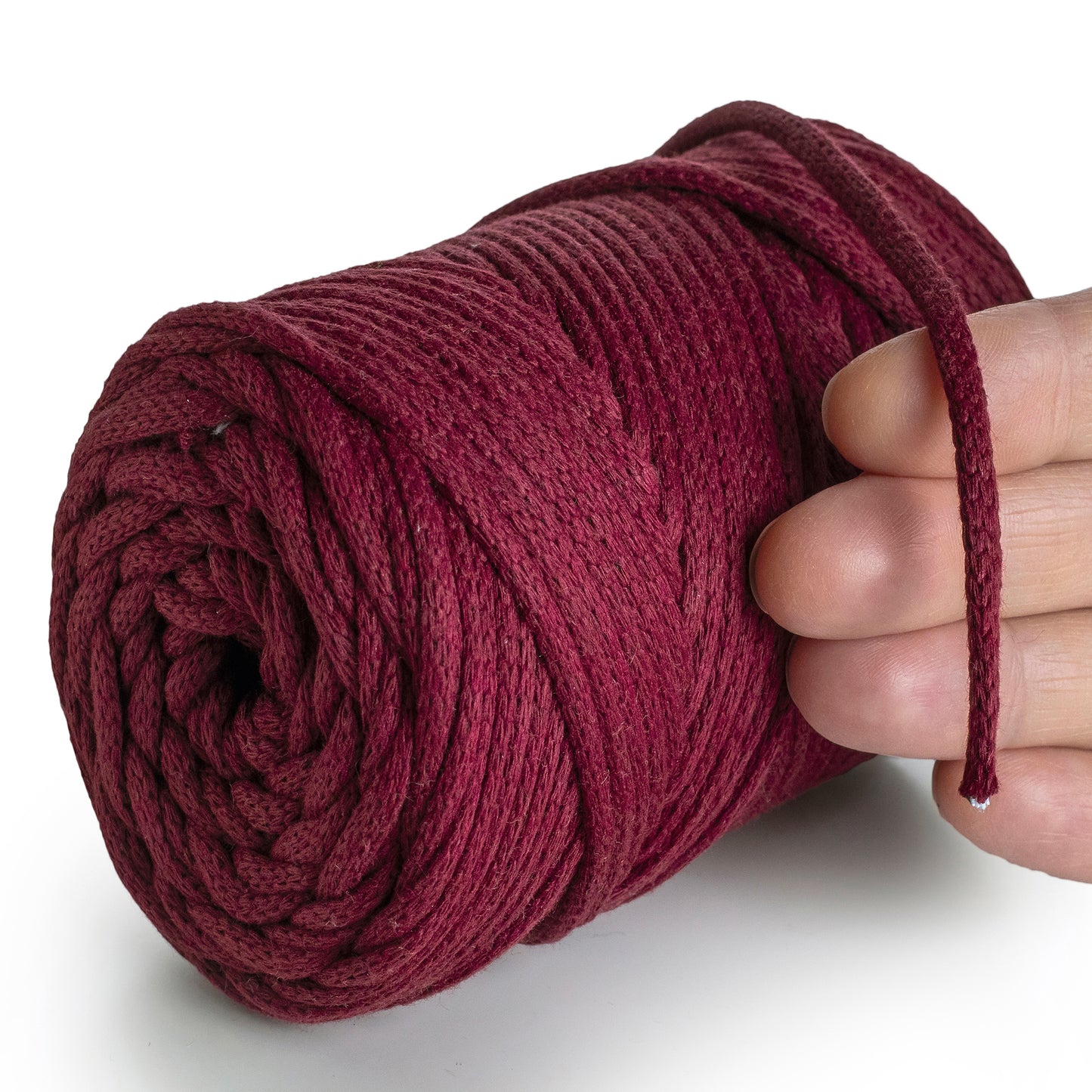 Burgundy Macramé Cord 4mm 85m