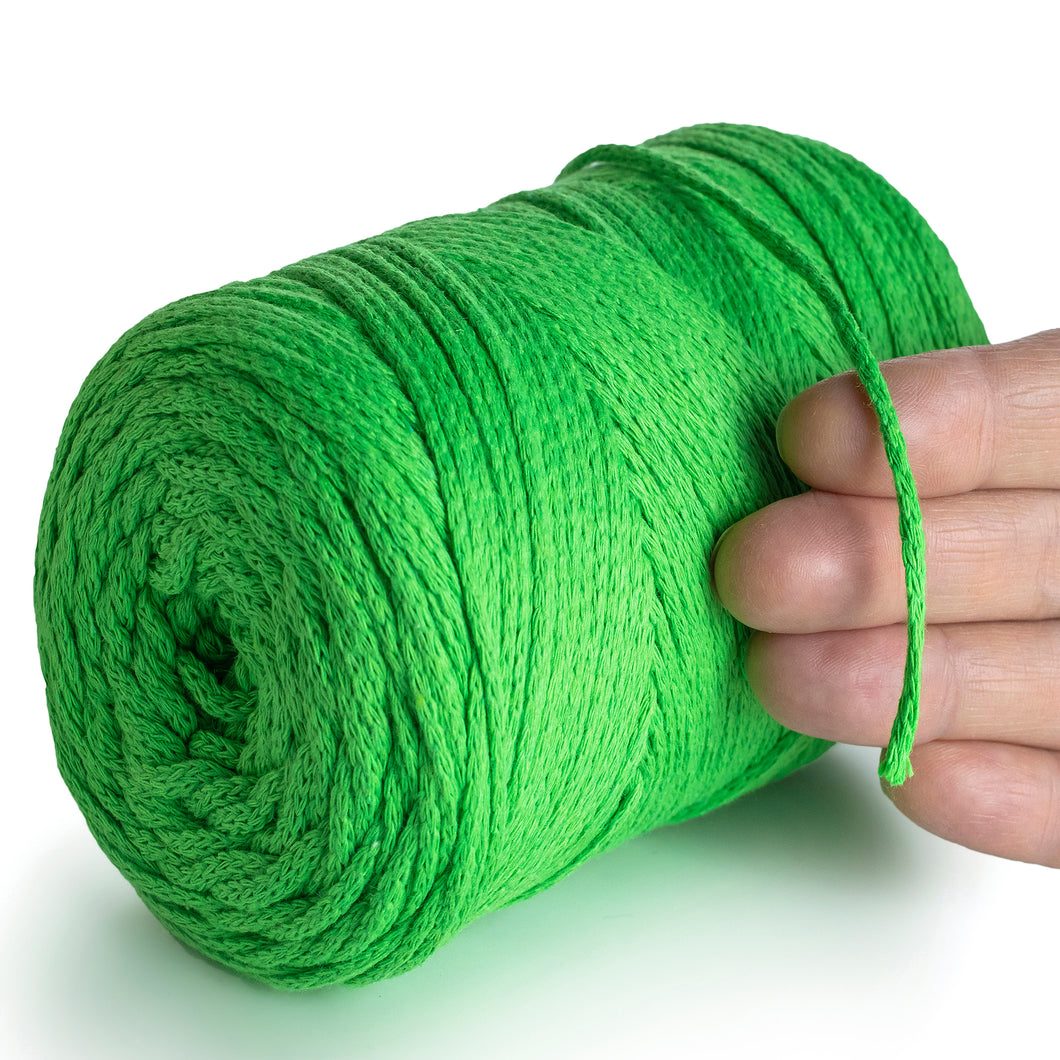 Neon Green Macramé Cotton 2mm 250m