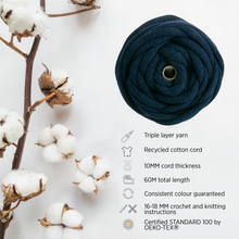 Load image into Gallery viewer, SEA RECYCLED COTTON CORD 10 MM, 60 M
